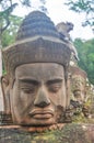 Angkor Bayon face Siem Reap, Cambodia.